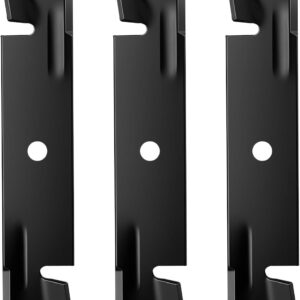 AUCT 18370 - Lawn Mower Toothed Mulching Blades Replace for Ferris 5020843 Exmark 1520843 103-2527 Arie