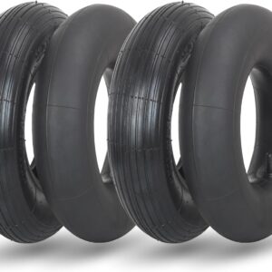 AUCT 18403 - 4.00-6 Replacement Tire and Inner Tube Set, 2 Pack, 13" Heavy Duty Tire and Wheel, TR-13 S