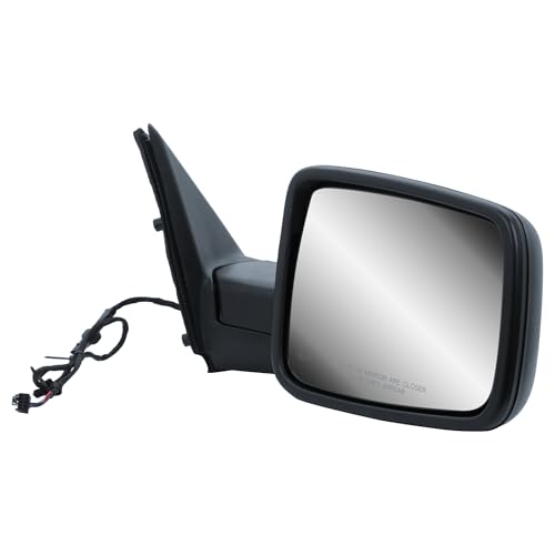 AUCT 18855 - $101 Passenger Right Side Door Mirror Power Heated Manual Folding Textured Back Cover for - Image 3