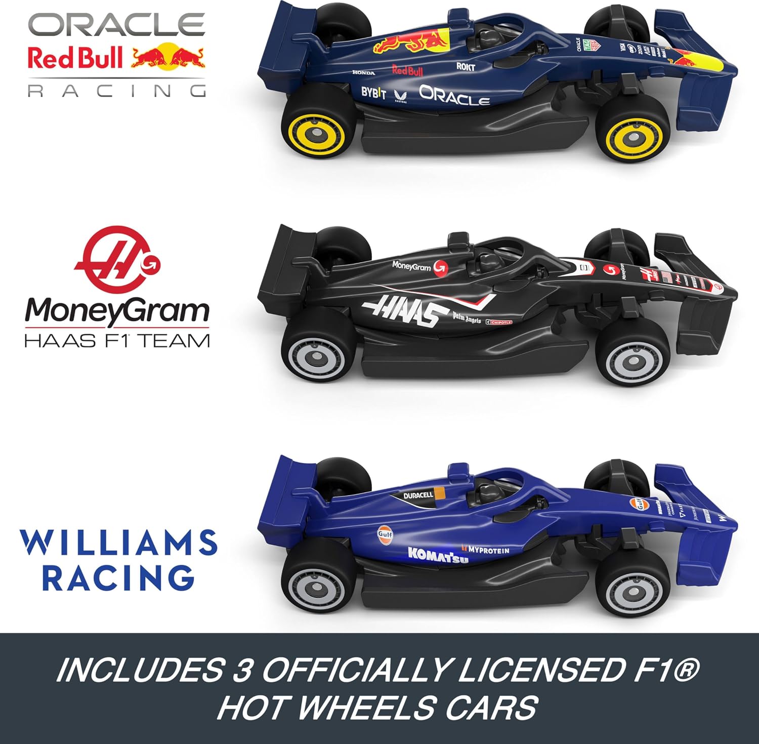 AUCT 18387 - $59 Hot Wheels Formula 1 Grand Prix Circuit & 3 Cars (Teams May Vary) | Two Modes of Raci - Image 3
