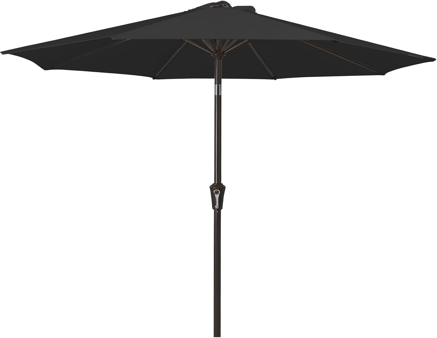 AUCT 18173 - MEWAY 9ft Patio Umbrella Outdoor Table Umbrellas with Push Button Tilt and Crank, Market U