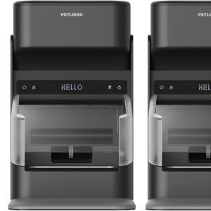 AUCT 18373 - $260 PETLIBRO RFID Cat Feeders for 2 Cats, Collar Sensor for Personalized Meals, Cats Reco