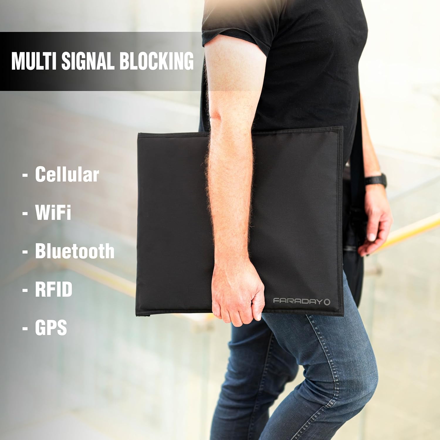 AUCT 18399 - $110 Faraday Bag Jacket Pro for XL Laptops | Magnetic Closure, Shielding - Law Enforcement - Image 3