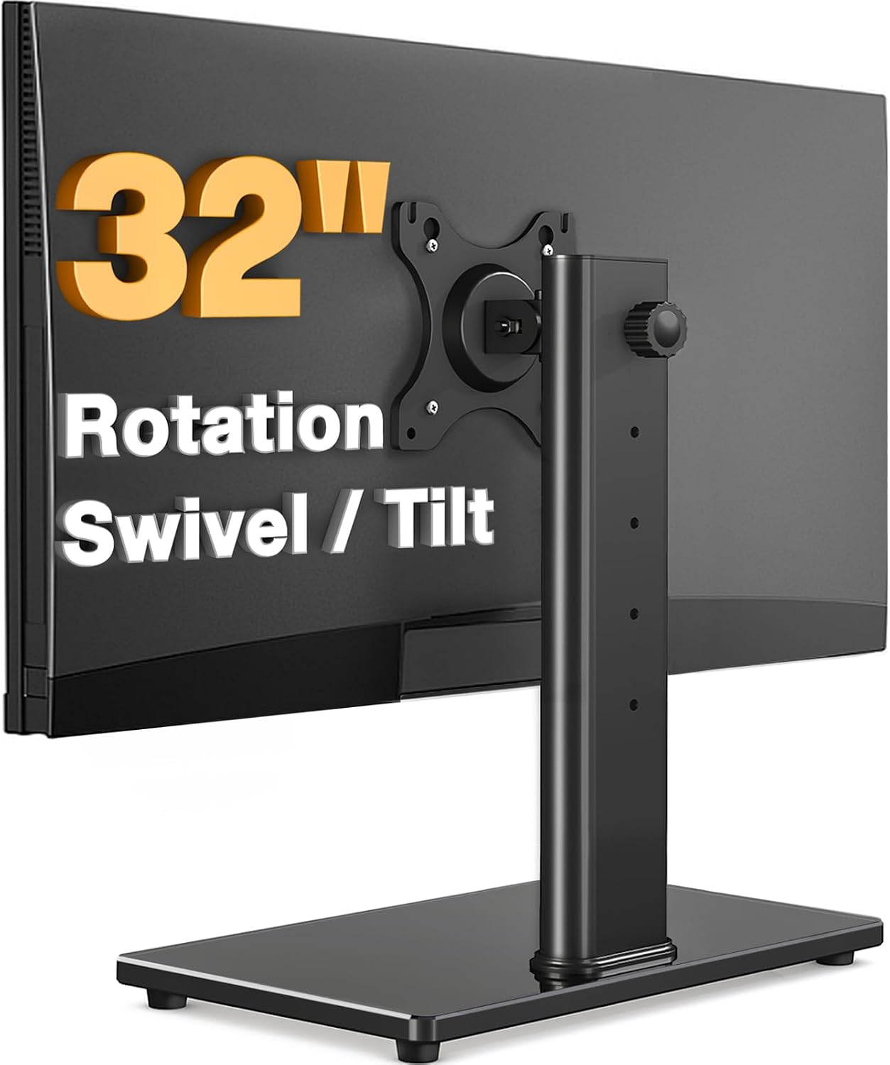 AUCT 18522 - TAVR Furniture Single Monitor Stand VESA Mount for 13-32 Inch Screens | Free-Standing Moni