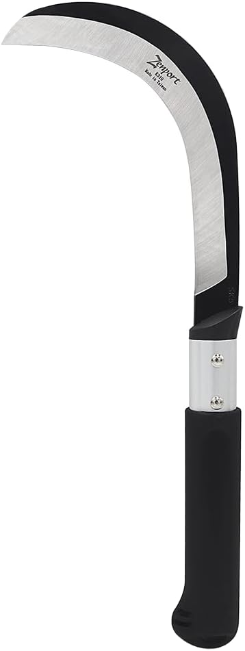 AUCT 18509 - Zenport K310 Brush Clearing Sickle with 9-Inch Carbon Steel Blade and 9-Inch Aluminum Hand
