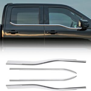 AUCT 19944 - $52 Exterior Door Window Molding Trims fit for Ford F150 Supercrew 2021-2025,Door Window B
