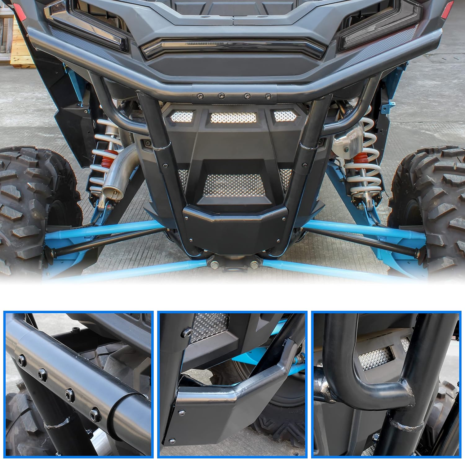 AUCT 18489 - $170 SAUTVS Rear Bumper for Polaris RZR XP 1000/XP Turbo 2019-2023, #2884020 | Easy Instal - Image 2