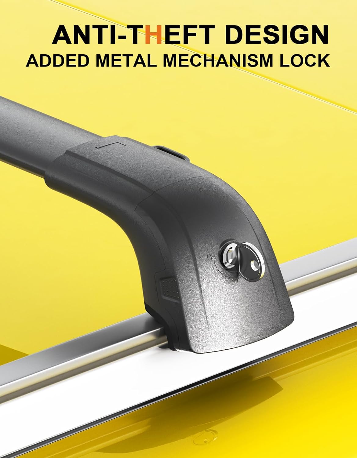 AUCT 18579 - $103 Wonderdriver Lockable Roof Rack Cross Bars 300lbs for CX90 CX-90 2024-2026 | Heavy Du - Image 2