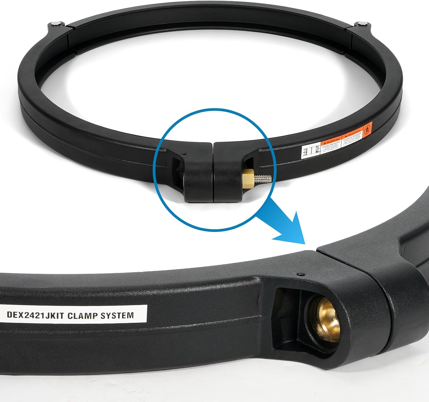 AUCT 19014 - $190 DEX2421JKIT Tension Control Clamp, Cartridge Filter Clamp with Tank Seal Fit for Hayw - Image 3