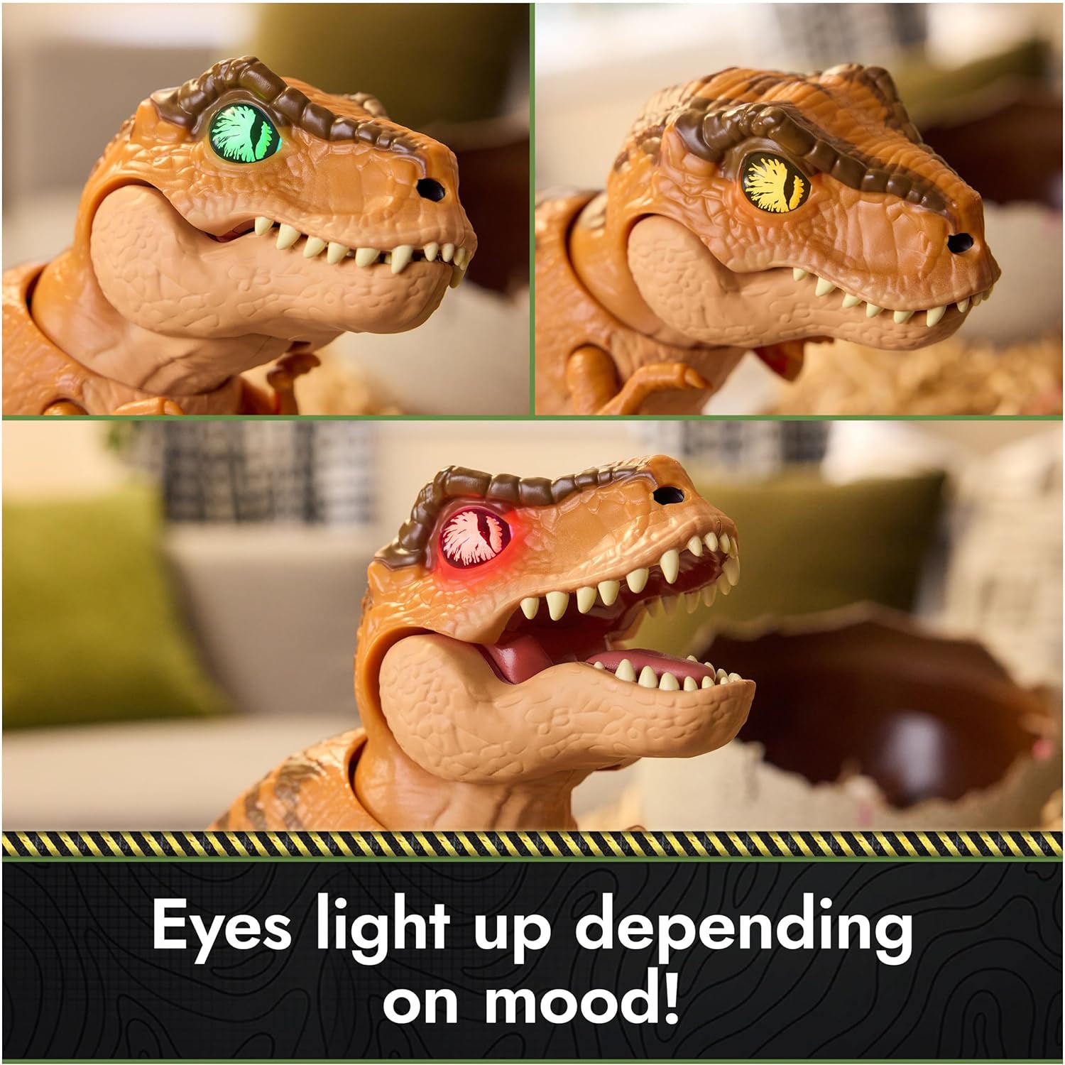 AUCT 18515 - $62 Primal Hatch Jurassic World Interactive T-Rex Toy Dinosaur Egg | Interactive Dino Figu - Image 3