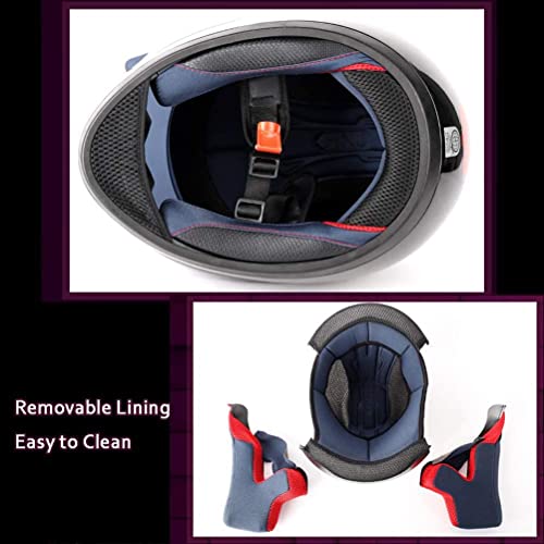AUCT 18966 - $100 Cat Ear Offroad Helmets,Men and Women Full Face Motorcycle Helmet,for Dirt Bike, Four - Image 3