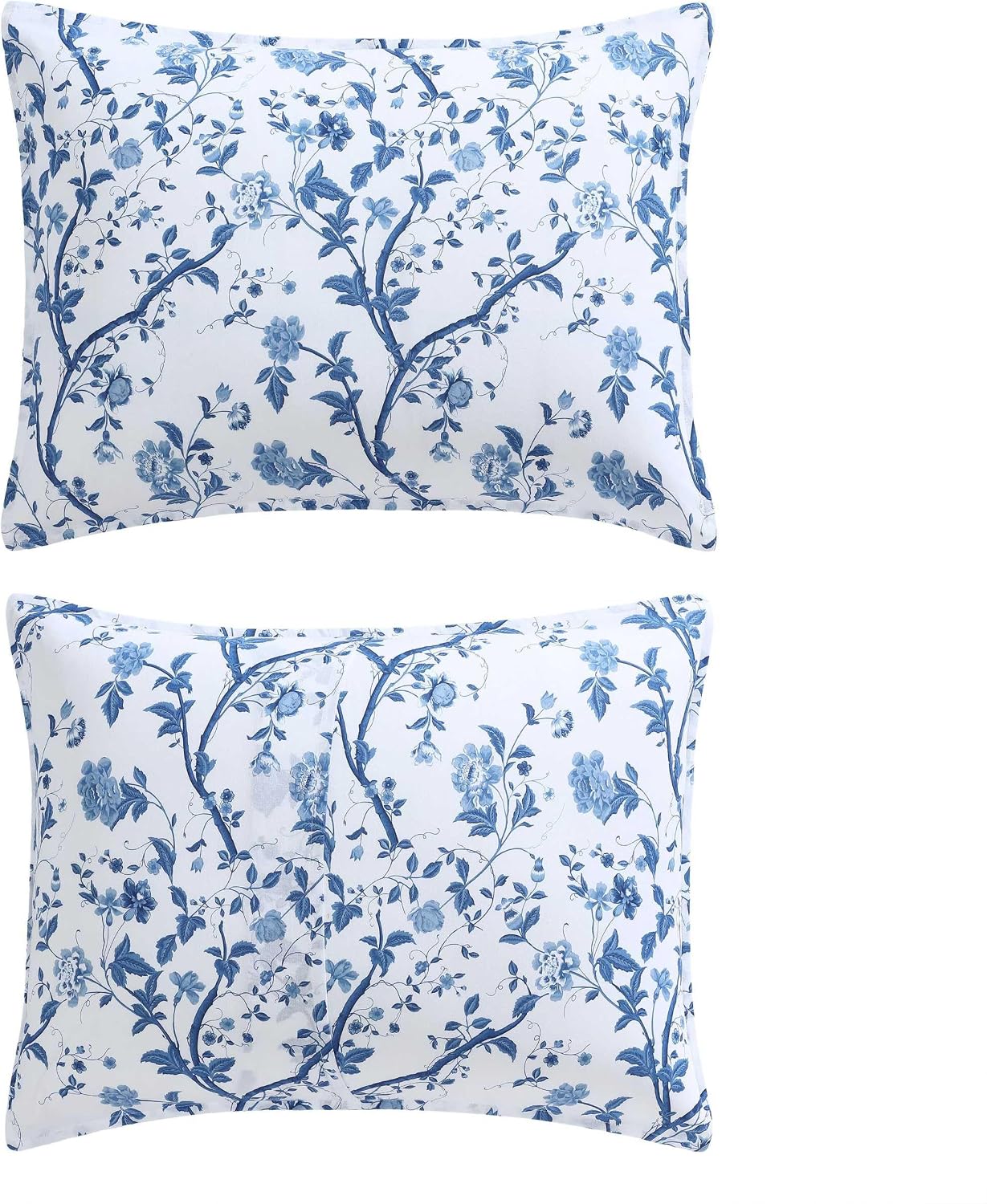 AUCT 18381 - $130 Laura Ashley - King Comforter Set, Reversible Cotton Bedding, Includes Matching Shams - Image 3