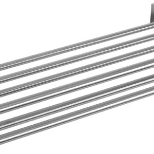 AUCT 20146 - $58 SEIDO 30 Inch Wall Mounted Towel Rack with Shelf, 2-Tier Bathroom Organizer with Doubl