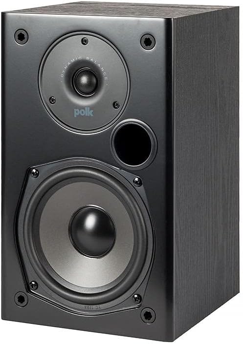 AUCT 18410 - $149 Polk Audio T15 100 Watt Home Theater Bookshelf Speakers, Black, 1 Pair - Image 4