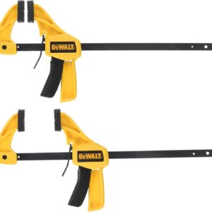 AUCT 18582 - DEWALT DWHT83148 4.5 Inch Small Trigger Clamp 2 Pk , Yellow
