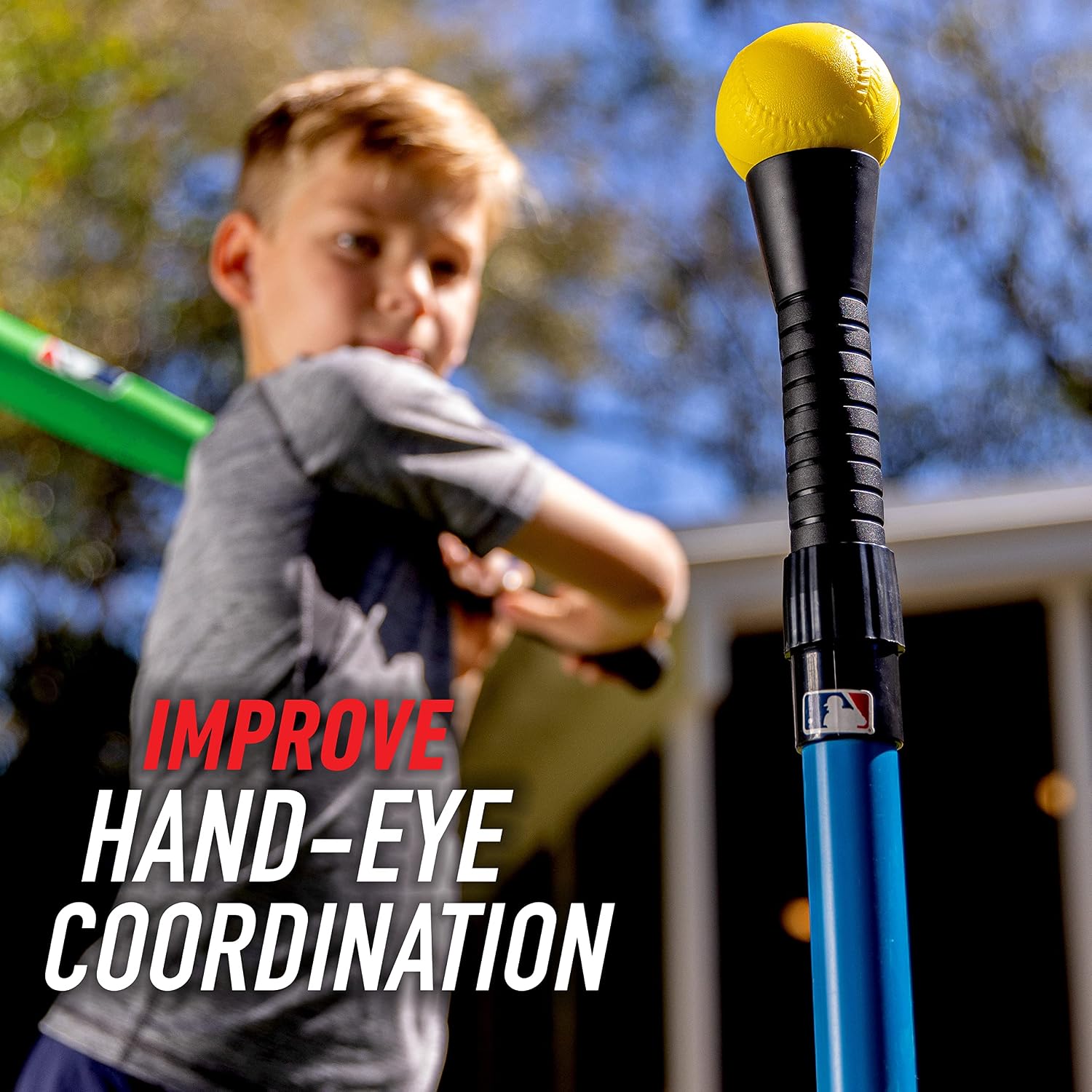 AUCT 17608 - Franklin Sports Youth Batting Tee - Adjustable Height Plastic Training Tee for Kids + Todd - Image 4
