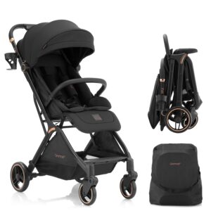 AUCT 18414 - $160 Gromast Gravity Folding Baby Stroller - Portable Travel Toddler Stroller w/Adjustable