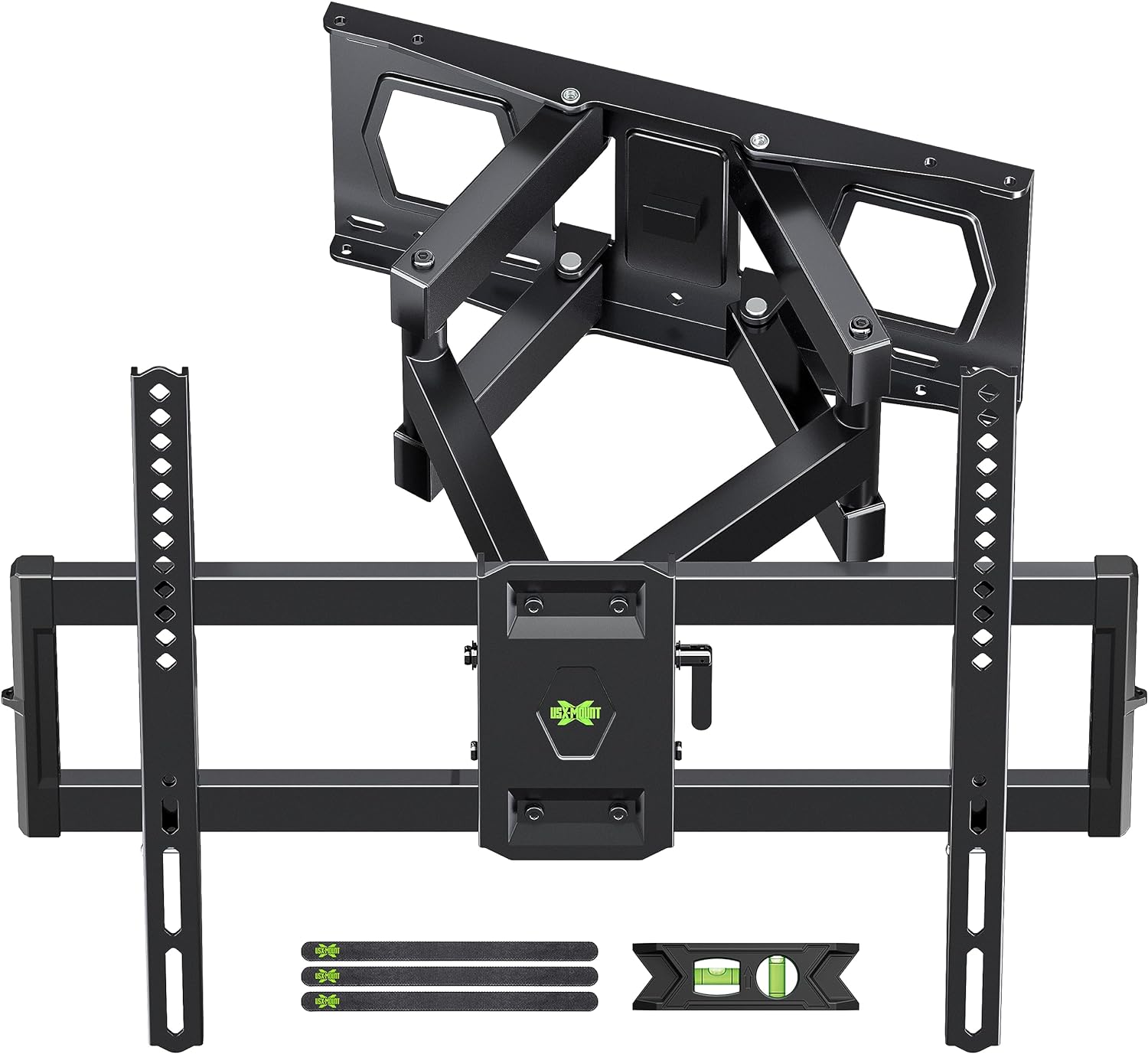 AUCT 19630 - Full Motion TV Wall Mount for Most 37"-84" Flat Screen TV, Swivel or Tilt TV Wall Bracket