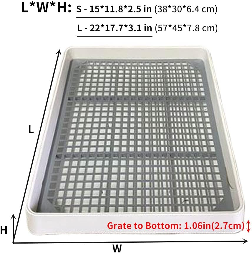 AUCT 18353 - $55 Rabbit Litter Box with Grid 22x18in, Potty Training Pan for Adult Animals | Rabbit Lit - Image 2