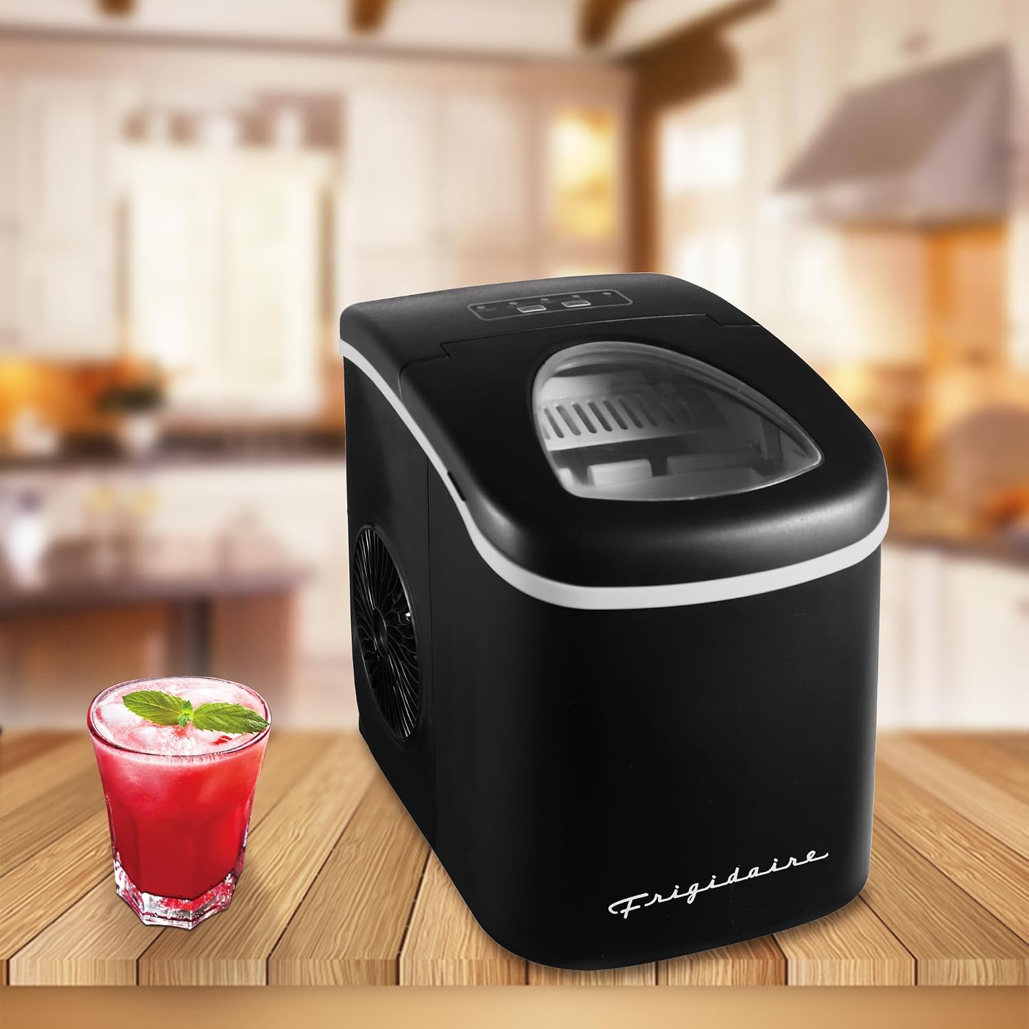 AUCT 18555 - $70 FRIGIDAIRE EFIC128AMZBLK Compact Countertop Ice Maker, 26 lb per Day, Black - Image 2