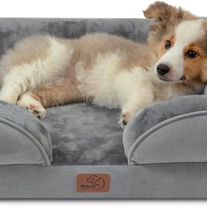 AUCT 20939 - Bedsure Orthopedic Dog Bed Medium Washable Original Design, 28" Grey