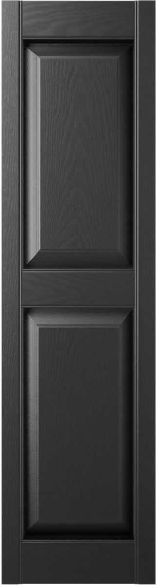 AUCT 21751 - $67 Ekena Millwork Lifetime Vinyl LP2S12X04700BL Standard Two Equal Panel Vinyls, Raised P - Image 2