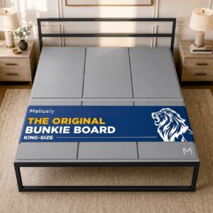 AUCT 22591 - $135 Meliusly Original Bunkie Board King Size (76x80) - Under Bed Support