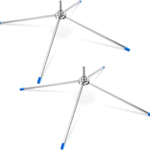 AUCT 22553 - $51 Blulu 2 Pcs Feather Flag Stand Cross Base for Tear Drop Flags, Adjustable