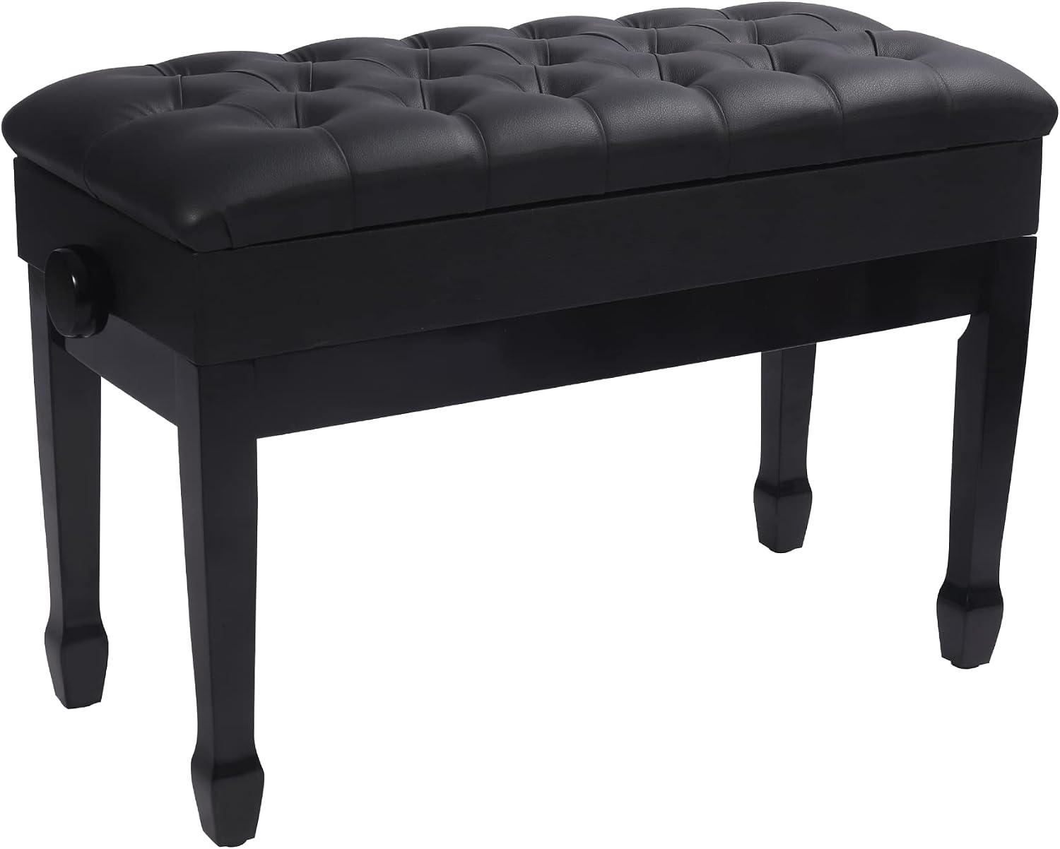 AUCT 22614 - $170 Adjustable Duet Piano Bench with Storage, 28.7" Duet Keyboard Seat