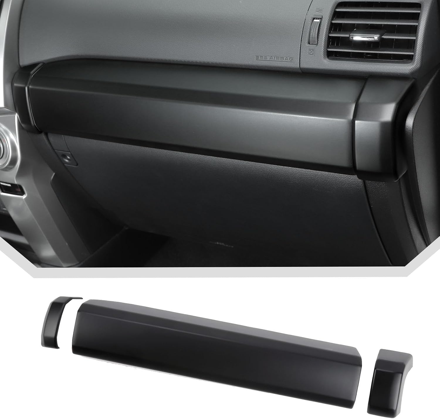 AUCT 22090 - $53 JeCar Matte Black Dash Panel Cover Trim Interior Accessories for 2010-2023 Toyota 4Run