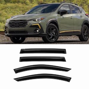 AUCT 22367 - Tape-On Window Visors 4-Piece for 2024 2025 Subaru Crosstrek