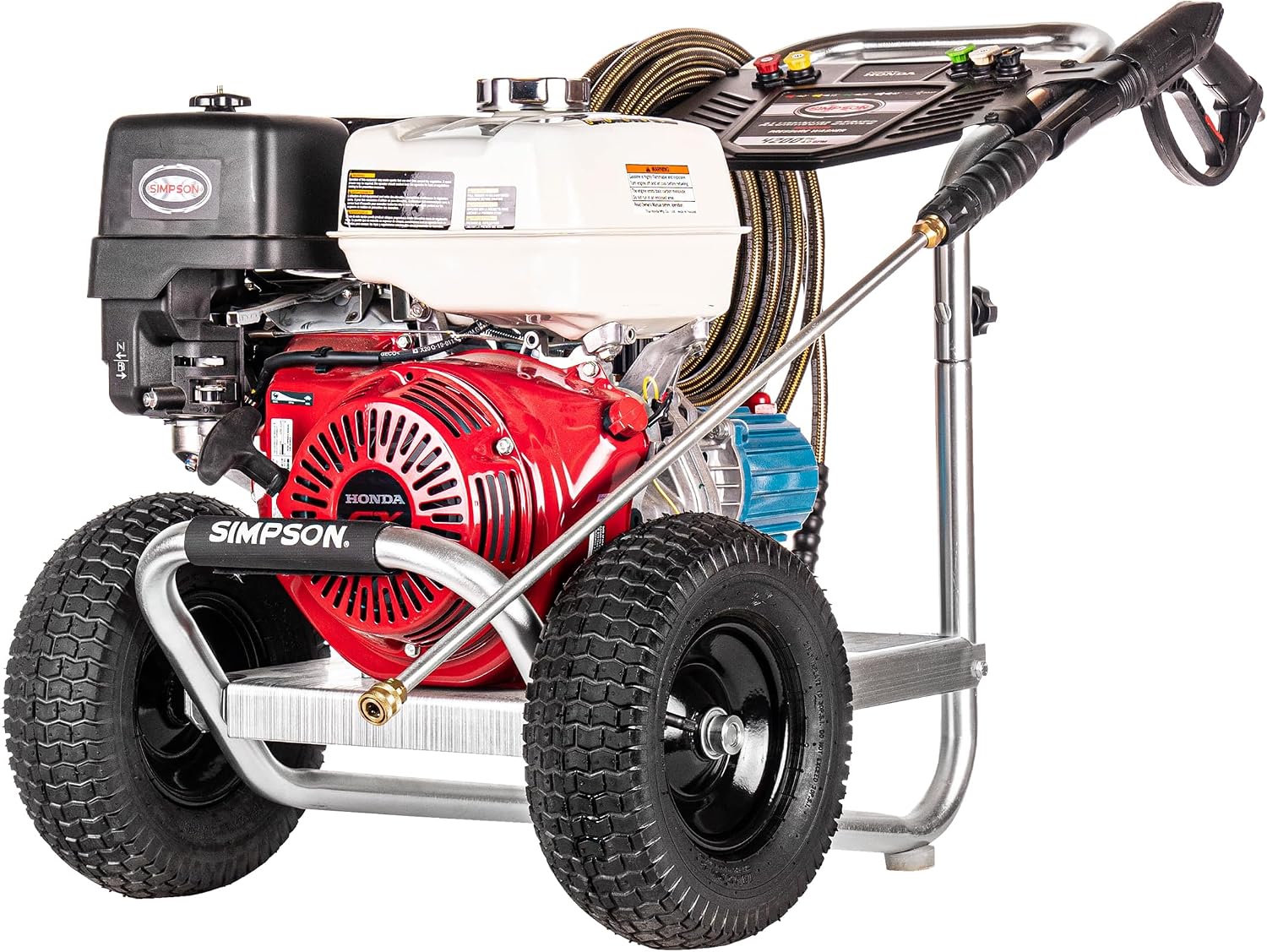 AUCT 21209 - $1400 Simpson Aluminum Series 4200 PSI Gas Pressure Washer, 4.0 GPM, Honda GX390