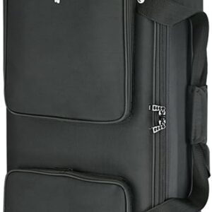 AUCT 21320 - $263 MagicLine Hard Shell 88 Key Keyboard Case, Rolling Piano Bag with Wheels