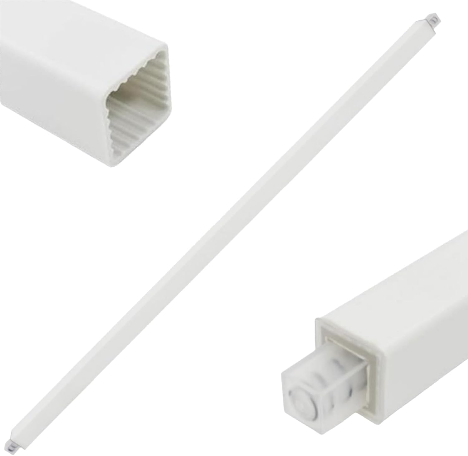 AUCT 22286 - 24 Inch Plastic Spring Loaded Towel Bar Replacement Rod for Ceramic Holders