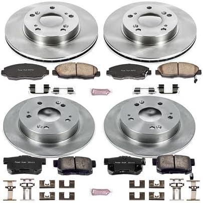 AUCT 20965 - $186 PowerStop Z17 Replacement Brake Pad & Rotor Kit Front & Rear KOE2385 - Image 2