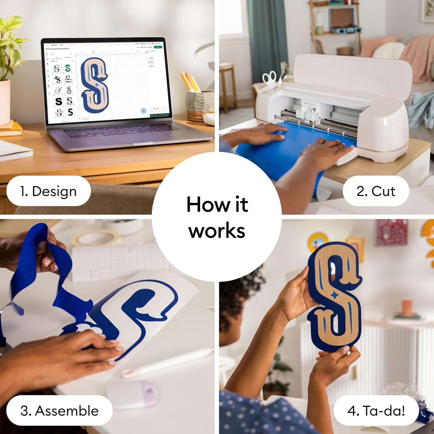 AUCT 20989 - $469 Cricut Maker 4 - Smart Cutting Machine (Seashell) | Engagement Plus Bundle - Image 3