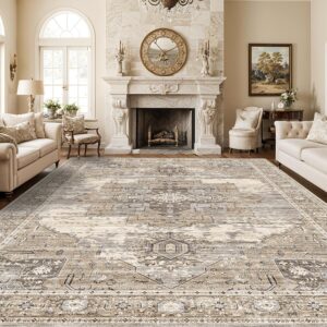 AUCT 21015 - $170 RUUGME Living Room 10x14 Area Rugs - Washable Lightweight Area Rug Stain Resistant Ca