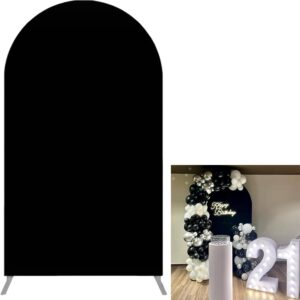 AUCT 22134 - $240 Chiara Arched Wall Panel Kit, 4x7 Ft Arch & Cover, Aluminum, Perfect for Baby Shower,