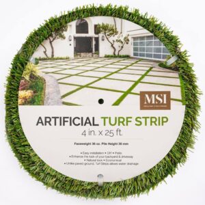 AUCT 20598 - Emerald Green 0.33 ft. x 25 ft. x 30 mm Cut to Artificial Turf Strips