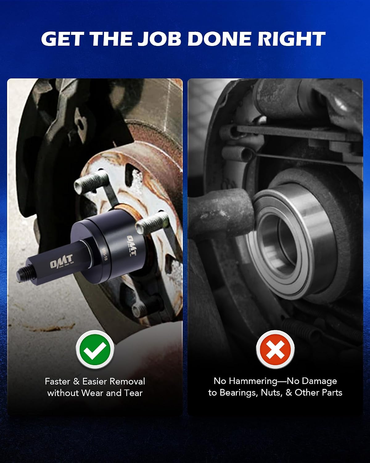 AUCT 21872 - $55 OMT Wheel Bearing Press Kit for Front Wheel Bearing Removal & Installation - Image 4