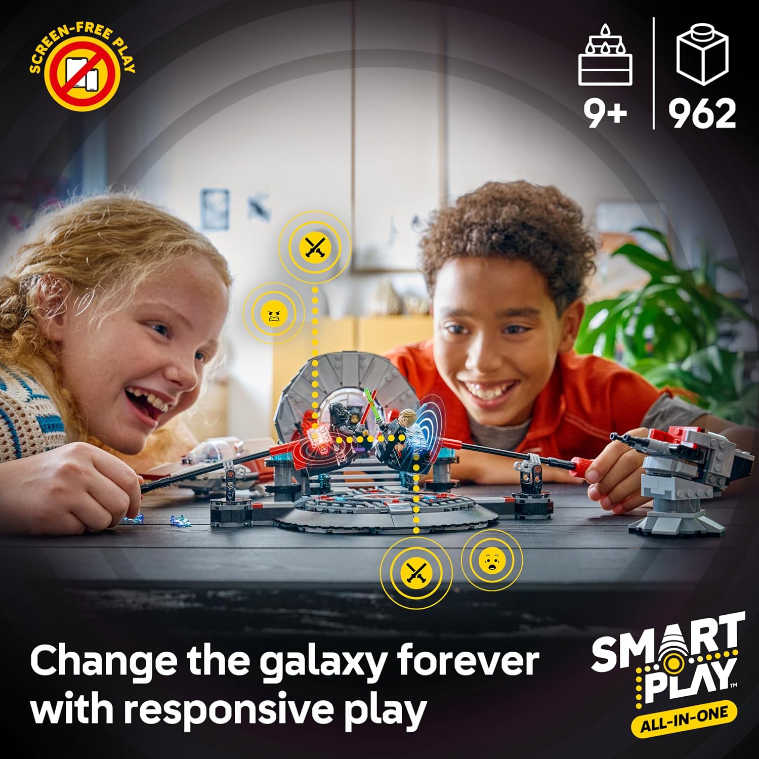 AUCT 20686 - $160 LEGO Star Wars SMART Play: Throne Room Duel & A-Wing Interactive Building Toy - All-i - Image 3