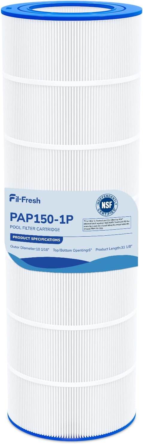AUCT 21659 - $69 Fil-fresh CC150 Pool Filter Compatible with Pentair PAP150, R173216