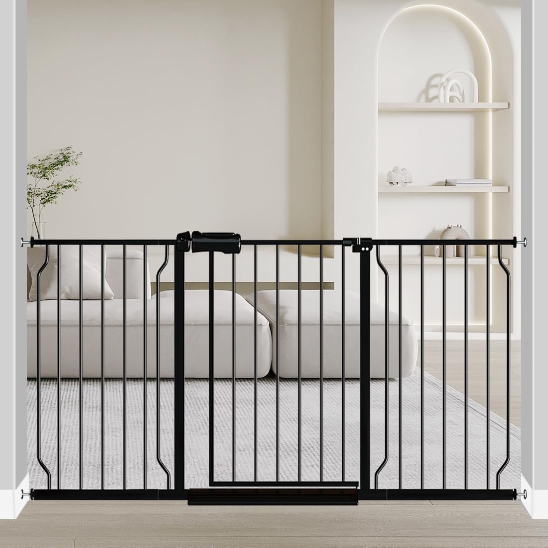 AUCT 21697 - $150 Fairy Baby 57.5-62 Inch Extra Wide Baby Gate Indoor for Stairs & Doorways