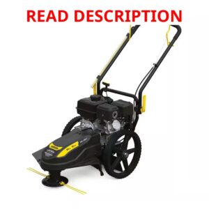 AUCT 20820f - $599 Champion Power Equipment 24 in. 212cc Walk Behind Gas String Trimmer Mower with 2-Yea