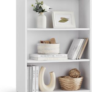 AUCT 22668 - VASAGLE 3-Tier Bookshelf, Storage Organizer, 23.6 x 9.4 x 32 Inches