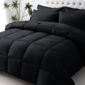 AUCT 21248 - JOLLYVOGUE Queen Comforter Set, Ultra-Soft Bed in a Bag Queen Size 7 Pieces, Oeko-TEX Cert