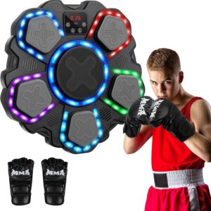 AUCT 20952 - $80 Music Boxing Machine with Gloves, Interactive Boxing Target for Active Kids