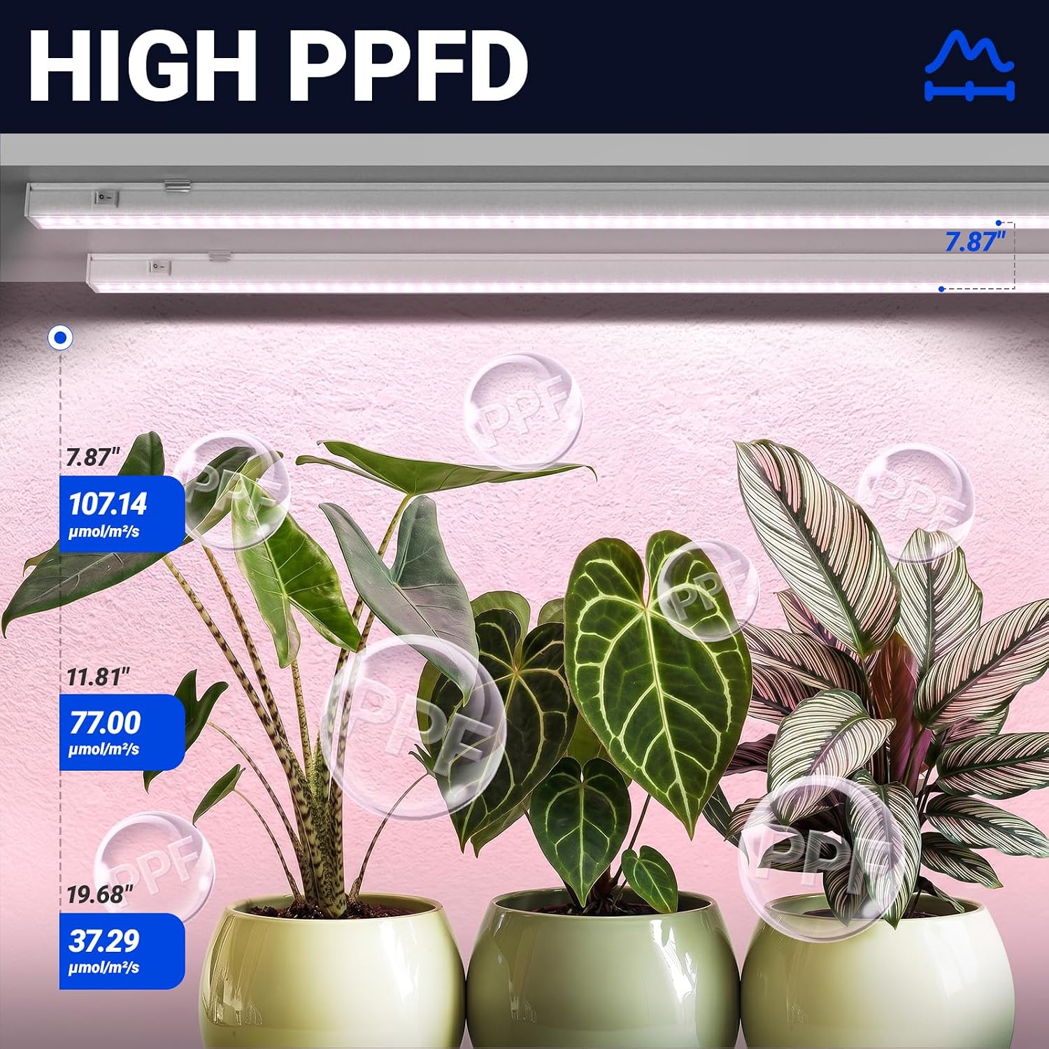 AUCT 21460 - $51 Barrina T5 Grow Lights for Indoor Plants, Full Spectrum, 2FT, 8 Packs - Image 3
