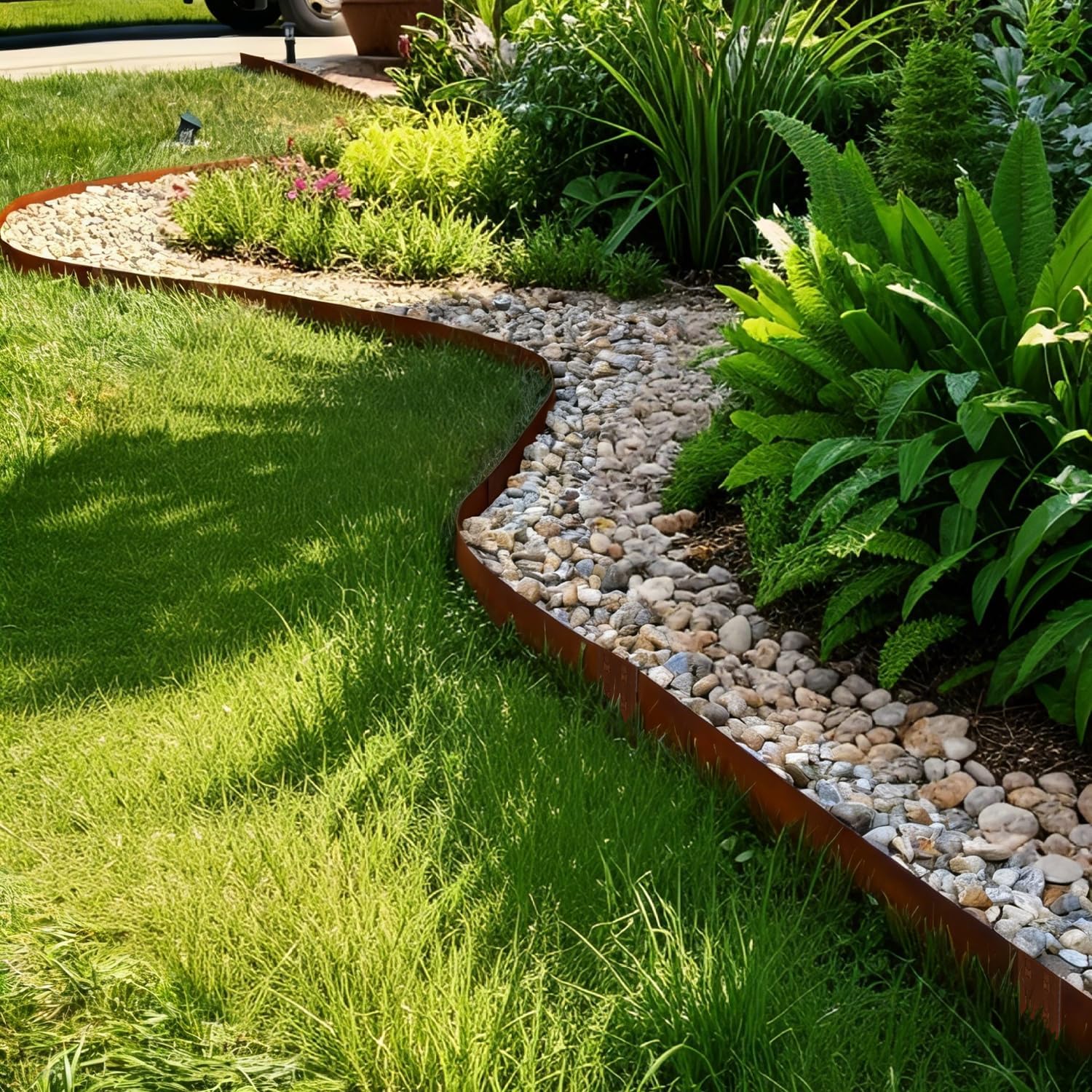 AUCT 20555 - $85 Corten Steel Landscape Edging 8 Inch H x 40 Inch L, 6-Pack 20ft - Image 4