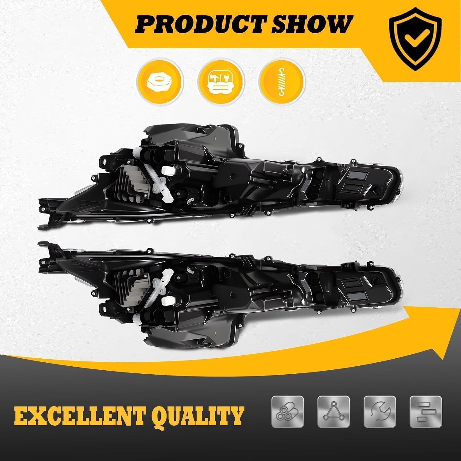 AUCT 21993 - $288 Headlight Assembly Compatible with 2023 2024 2025 Corolla SE/XLE - Image 3